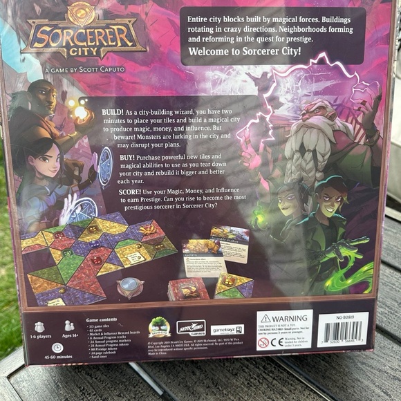 Sorcerer City Board game brand new Factory sealed - Picture 3 of 3